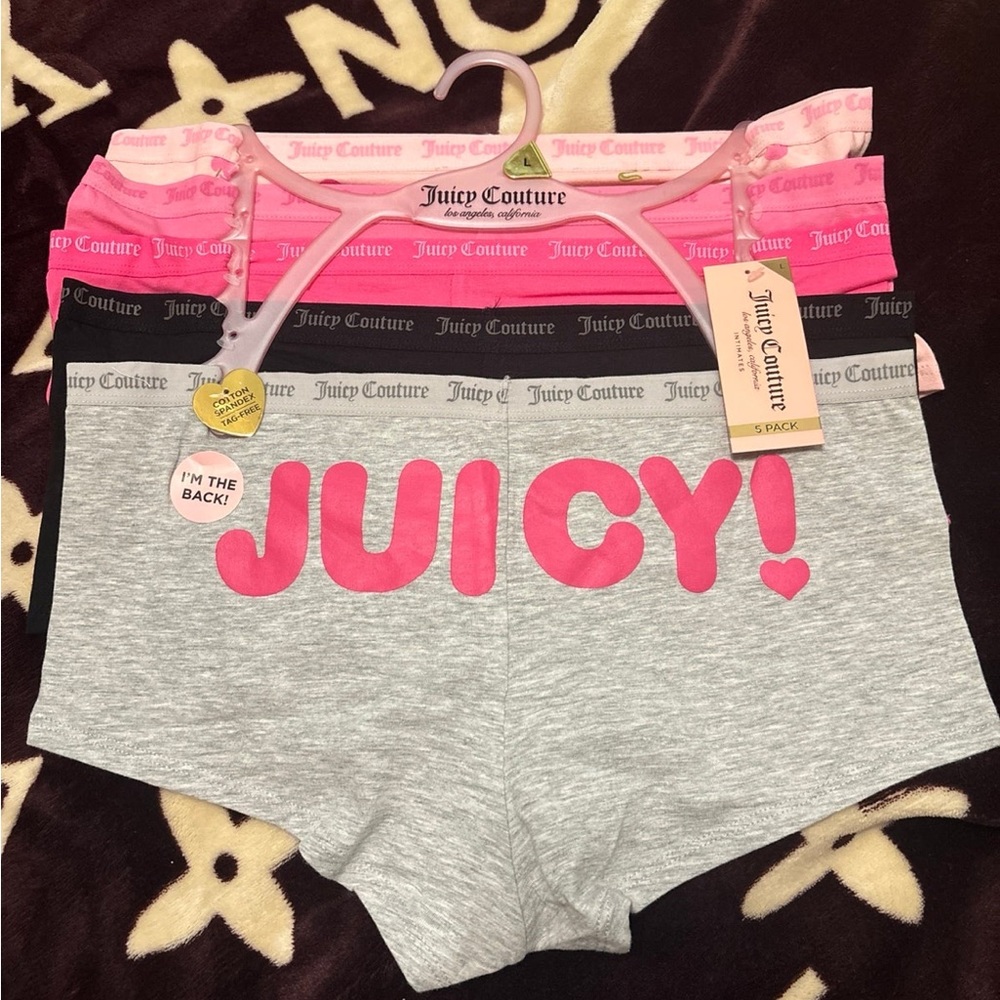 🆕 Juicy Couture Boy-short panties large